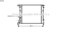 RADIATEUR D'EAU / POUR MOTEUR ESSENCE / SANS CLIMATISATION / TYPES 1.1 , 1.2 , 1.2 i , 1.4 , 1.4 i , 1.7 , 1.8 i , 1.8 i 16V