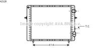 RADIATEUR D'EAU / POUR MOTEUR DIESEL / SANS CLIMATISATION / TYPES 1.9 D