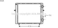 RADIATEUR D'EAU / POUR MOTEUR DIESEL / SANS CLIMATISATION / TYPES 1.9 D