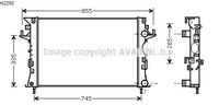 RADIATEUR D'EAU / POUR MOTEUR DIESEL / AVEC CLIMATISATION /  TYPES 1.9 Dci , 2.2 Dci , 3.0 Dci