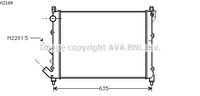 RADIATEUR D'EAU / POUR MOTEUR ESSENCE / SANS CLIMATISATION / TYPES 1.8 i , 2.0 i , 2.0 i 16V , 3.0 i 12 V , 3.0 i 24V