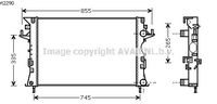 RADIATEUR D'EAU / POUR MOTEUR DIESEL / AVEC CLIMATISATION /  TYPES 1.9 Dci , 2.2 Dci