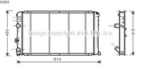 RADIATEUR D'EAU / POUR MOTEUR DIESEL / AVEC CLIMATISATION / TYPES 1.9 Dti , 2.2 Dci , 2.5 Dci , 2.8 Dti , 2.5 D.