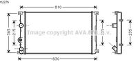 RADIATEUR D'EAU / POUR MOTEUR DIESEL / SANS CLIMATISATION / TYPES 1.9 Dti , 2.2 Dci , 2.5 Dci , 2.8 Dti , 2.5 D.