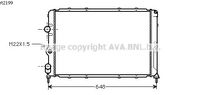 RADIATEUR D'EAU / POUR MOTEUR ESSENCE / AVEC CLIMATISATION / TYPES 1.4 i , 1.6 i , 2.0 i , 2.0 i 16V