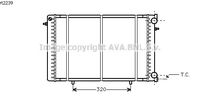 RADIATEUR D'EAU / POUR MOTEUR DIESEL / SANS CLIMATISATION / TYPE 2.1 D , 2.5 D , 1.9 Tdi , 2.5 Tdi