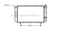 RADIATEUR D'EAU / POUR MOTEUR DIESEL / TYPE 2.1 D