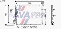 RADIATEUR DE CLIMATISATION  , POUR TYPES 1.8 / 1.9 / 2.8