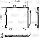 RADIATEUR DE CLIMATISATION  / POUR MOTEUR ESSENCE / TYPE 1.0 i