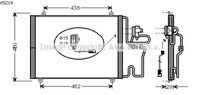 RADIATEUR DE CLIMATISATION  / POUR MOTEUR ESSENCE / DE JUILLET 1995 A SEPTEMBRE 1996 / TYPES 2.0 i , 2.0 Si , 2.2 i , 2.2 Si , 3.0 i V