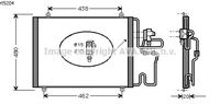 RADIATEUR DE CLIMATISATION  / POUR MOTEUR ESSENCE / DE OCTOBRE 1996 A OCTOBRE 1998 / TYPES 2.0 i , 2.5 i , 3.0 i , 3.0 i 24V