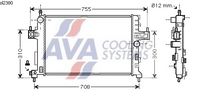 RADIATEUR  MOTEUR , TYPE (1.3 CDTi) , MODELE SANS SYSTEME DE CLIMATISATION , A PARTIR DE 08/2003 , BOITE DE VITESSES MANUELLE OU AUTOMATIQUE.