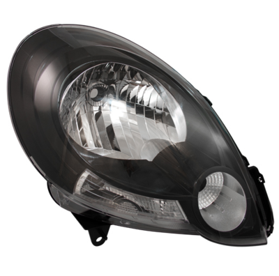 Phare Droit Halogène Pour Renault Kangoo à Partir De 2008 - Avec Servomoteur LWR, Type Ampoule H4 - Homologué Pour Circulation à Gauche/droite