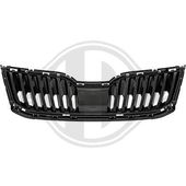 GRILLE DE CALANDRE , NOIRE BRILLANTE pour SKODA OCTAVIA A PARTIR DE 04/2017