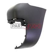 EMBOUT DROIT DE PARE-CHOCS ARRIERE , NOIR , MODELE 2 PORTES pour CITROEN BERLINGO DE 04/2015 A 10/2018