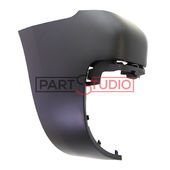 EMBOUT GAUCHE DE PARE-CHOCS ARRIERE , NOIR , MODELE 2 PORTES pour CITROEN BERLINGO DE 04/2015 A 10/2018