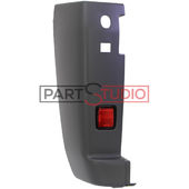 EMBOUT GAUCHE DE PARE-CHOCS ARRIERE , NOIR , MODELE OUVERTUTRE PORTE 180 pour CITROEN JUMPER A PARTIR DE 06/2014