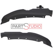 KIT SPOILERS DE PARE-CHOCS AVANT , DROIT ET GAUCHE pour CITROEN C5 DE 10/2010 A 06/2017