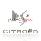 MONOGRAMME DE HAYON , CITROEN pour CITROEN DS3 DE 07/2014 A 03/2016