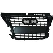 GRILLE DE CALANDRE NOIRE AVEC ENJOLIVEUR NOIR , MO