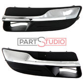 KIT GRILLES DE PARE-CHOCS AVANT , DROITE ET GAUCHE pour RENAULT LAGUNA (3) A PARTIR DE 05/2013