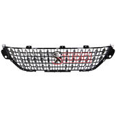 GRILLE DE CALANDRE , NOIRE ET CHROMÉ pour PEUGEOT 2008 DE 06/2016 A 09/2019