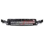 GRILLE DE CALANDRE , MODELE SANS ANTIBROUILLARD ET SANS CHROME pour PEUGEOT 3008 DE 11/2013 A 11/2016