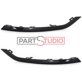 KIT MOULURES DE PARE-CHOCS ARRIERE , NOIRES , MODELE 5 PORTES pour PEUGEOT 508 DE 10/2014 A 08/2018