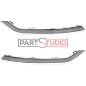 KIT MOULURES DE PARE-CHOCS ARRIERE , CHROMEES , MODELE 5 PORTES pour PEUGEOT 508 DE 10/2014 A 08/2018