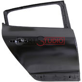 PORTE ARRIERE DROITE , MODELE 5 PORTES pour RENAULT MEGANE (3) DE 02/2014 A 02/2016