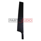 ENJOLIVEUR ARRIERE CADRE DE PORTE AVANT DROITE , NOIR BRILLANT pour RENAULT MEGANE (3) DE 02/2014 A 02/2016