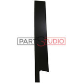 ENJOLIVEUR AVANT CADRE DE PORTE ARRIERE DROITE , NOIR pour RENAULT MEGANE (3) DE 02/2014 A 02/2016