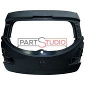 HAYON , A PEINDRE , MODELE 5 PORTES pour RENAULT MEGANE (3) DE 02/2014 A 02/2016