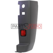 EMBOUT DROIT DE PARE-CHOCS ARRIERE , NOIR , OUVERTURE DE PORTE A 180° ,MODELE COURT pour PEUGEOT BOXER (2) A PARTIR DE 06/2014