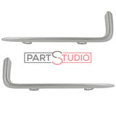 KIT MOULURES DE PARE-CHOCS AVANT , CHROMÉES pour PEUGEOT PARTNER DE 04/2012 A 03/2015