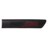 MOULURE LARGE DE PORTE ARRIERE DROITE , NOIRE pour PEUGEOT PARTNER DE 04/2012 A 03/2015