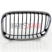 GRILLE GAUCHE DE CALANDRE , NOIRE ET CHROMÉE , MODELE SPORT pour BMW SERIE 1 (F20) DE 09/2011 A 03/2015