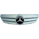 calandre complète, chrome/argent       DB W209, 02