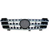 GRILLE DE CALANDRE , MODELE CHROME-NOIR