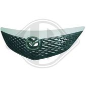 GRILLE DE CALANDRE NOIRE , AVEC MOULURE CHROMEE