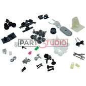 KIT AGRAFES DE PORTES pour DACIA SANDERO DE 06/2008 A 10/2012