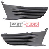 JEU DE GRILLES INFERIEURE (DROITE ET GAUCHE) , NOIRES pour CITROEN C3 PICASSO DE 02/2009 A 11/2012