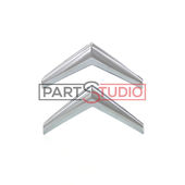 MONOGRAMME ARRIERE (CHEVRONS) pour CITROEN C3 PICASSO DE 02/2009 A 11/2012