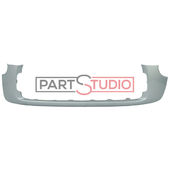 MOULURE SUPERIEURE DE PARE-CHOCS AVANT , GRISE , MODELE A PARTIR DE 03/2012 pour CITROEN BERLINGO DE 04/2008 A 03/2015