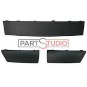 BANDEAU DE PARE-CHOCS AVANT (JEU DROIT + GAUCHE) , NOIR MATE pour RENAULT CLIO (3) DE 04/2009 A 10/2012