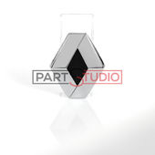 MONOGRAMME ARRIERE (LOSANGE) pour RENAULT CLIO (RS) DE 03/2009 A 03/2013