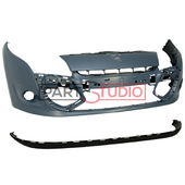 PARE-CHOCS AVANT , MODELE 3 PORTES , SANS RADARS , A PEINDRE pour RENAULT MEGANE (3) DE 03/2012 A 01/2014