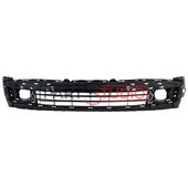 GRILLE INFERIEURE DE PARE-CHOCS AVANT , CENTRALE , MODELE SANS RADARS pour RENAULT LAGUNA (3) DE 10/2007 A 09/2010