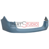 PARE-CHOCS ARRIERE , MODELE BREAK , SANS RADARS , A PEINDRE pour RENAULT LAGUNA (3) DE 10/2007 A 09/2010