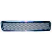 GRILLE DE CALANDRE (CHROME) , MODELE SPORT NID D'A